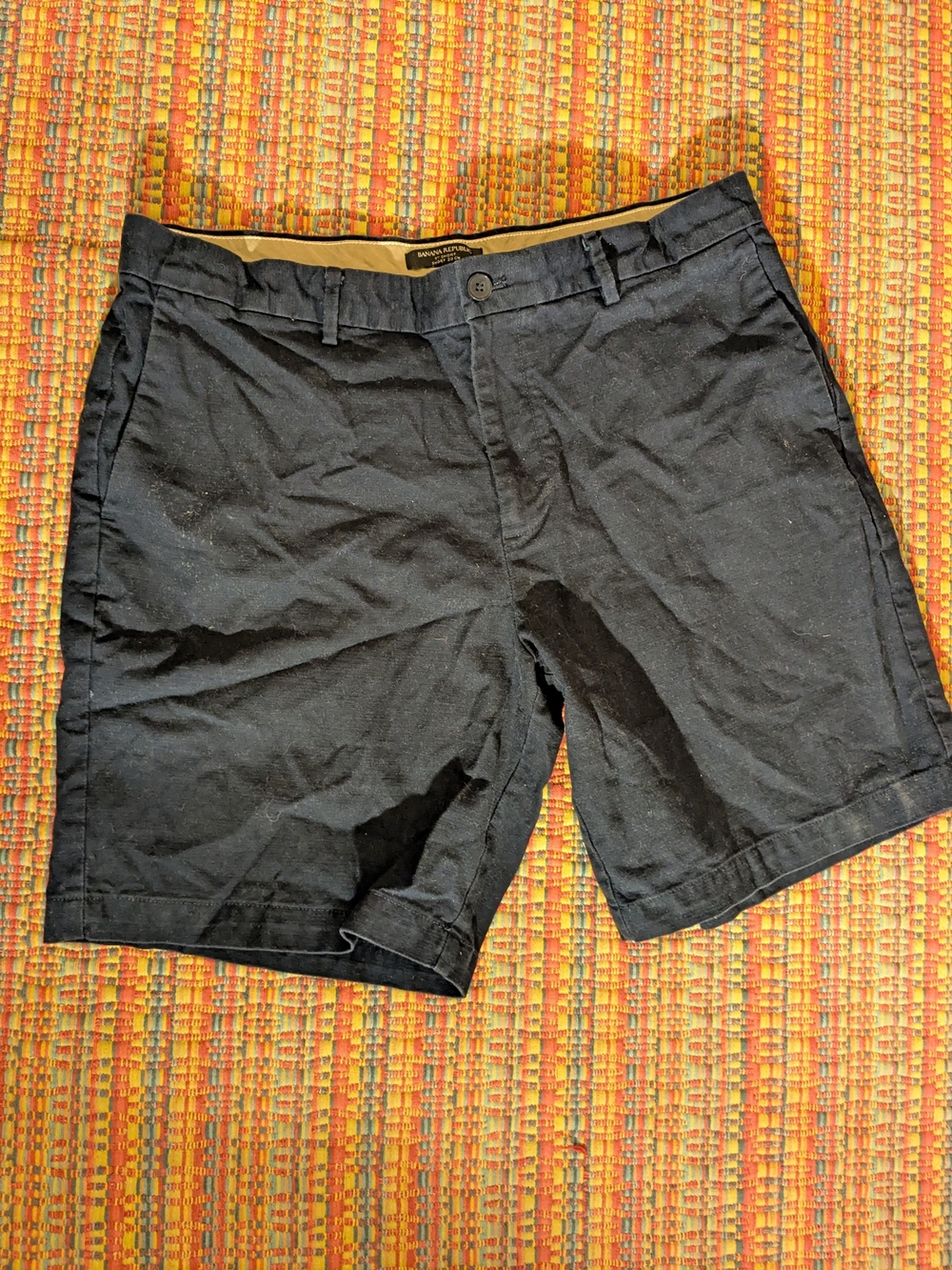 Banana Republic Men's Navy Cotton Shorts